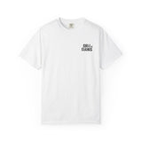 White Grit & Giants Signature Tee featuring the distressed chest logo.
