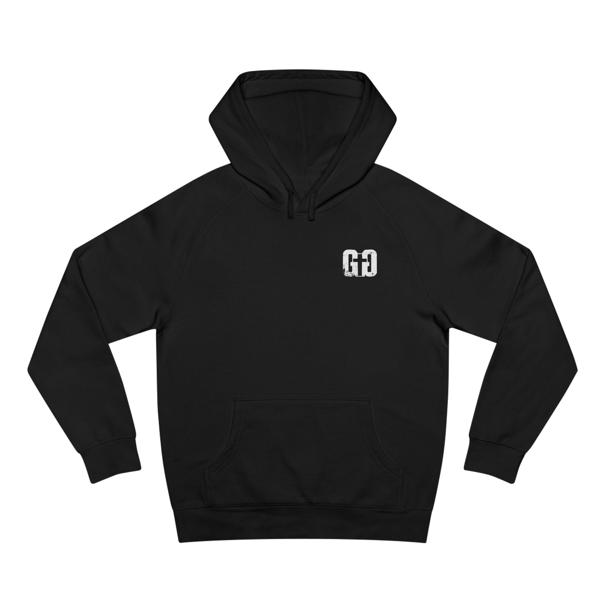 Black Grit & Giants Stone Signature Hoodie with embroidered chest logo.