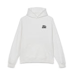 White heather Grit & Giants Victory Hoodie with embroidered chest logo.